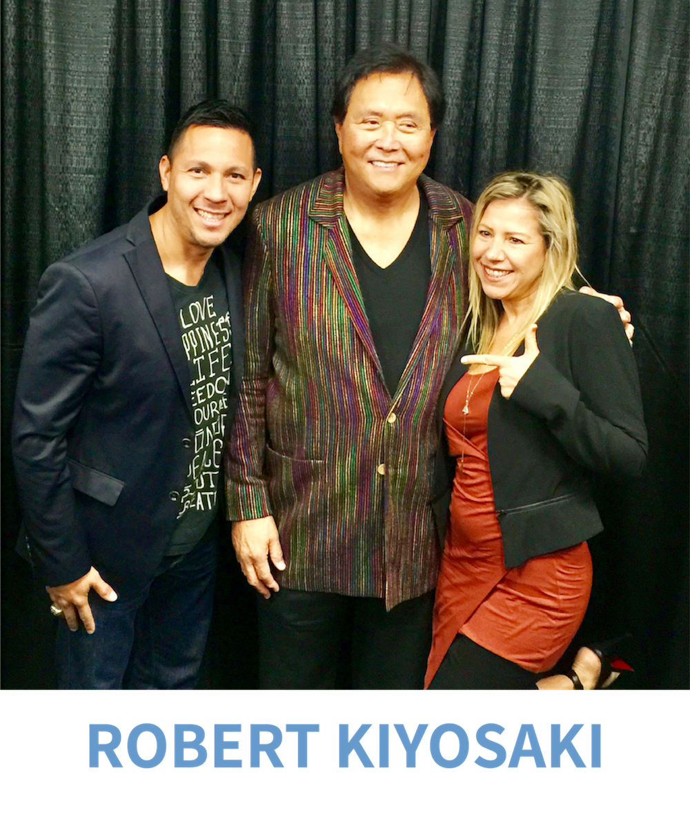 Dave & Yvette Ulloa with Robert Kiyosaki
