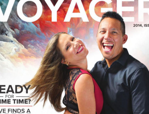The Cover of The Voyager Magazine